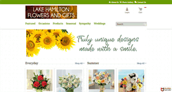 Desktop Screenshot of lakehamiltonflowers.com